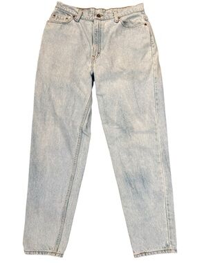 Vintage 1994 Levis 521 Mom Jeans USA High Rise Tapered Fit Light Wash 16M 30x29